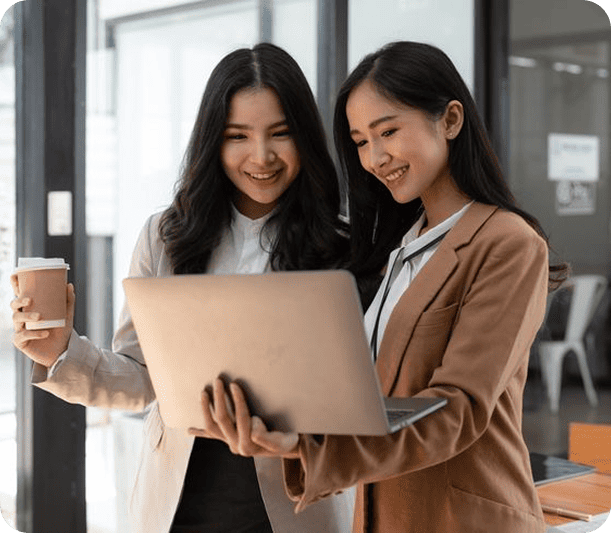 Team discussing trademarks